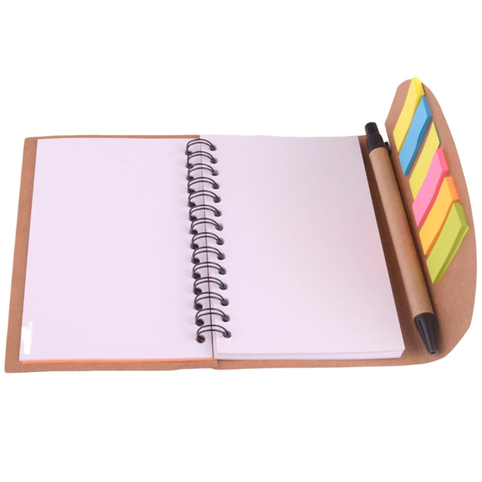 Spiral Notebook w/Sticky Note Set 4