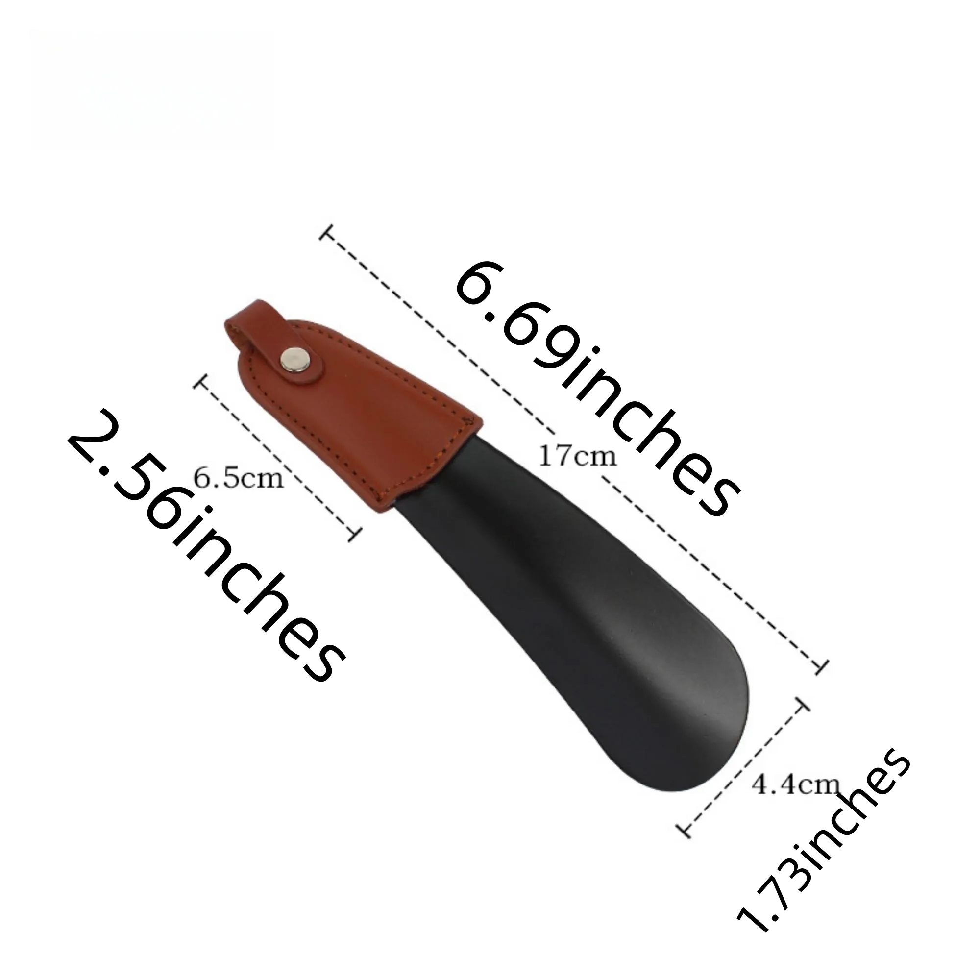 Custom Stainless Steel Shoehorn Metal Modern Classic Elegant 2