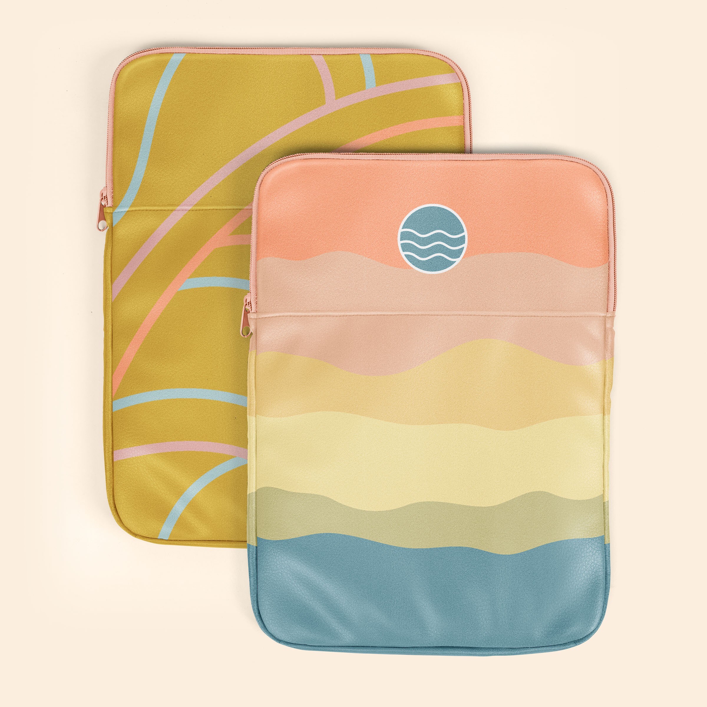 PORTRAIT LAPTOP SLEEVES - VEGAN LEATHER - SMALL - 13"