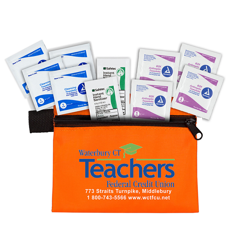 "Pallas" 10 Piece Healthy Antiseptic Pack in Zipper Pouch 21