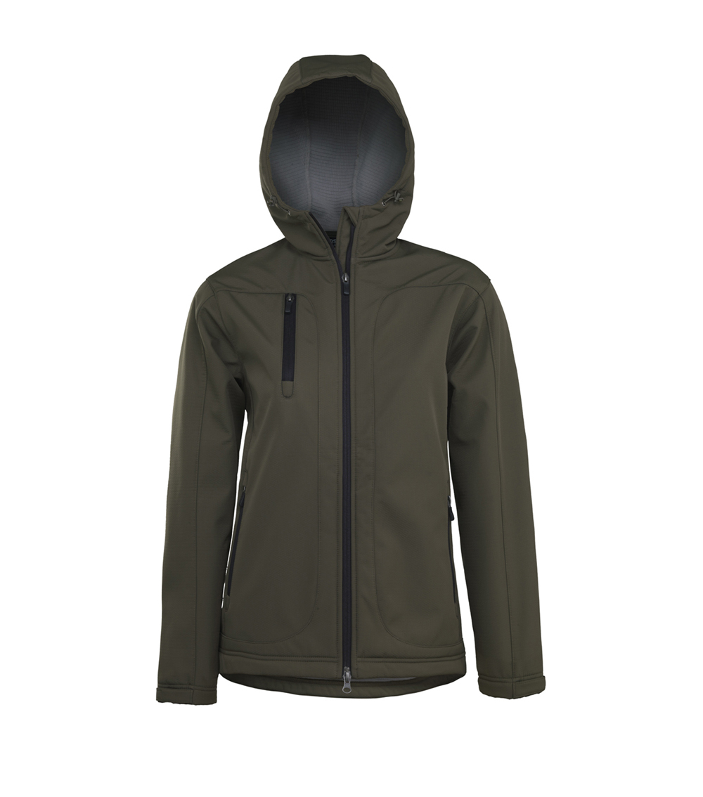 Ladies' Taiga Honeycomb Shell Hooded Jacket 3