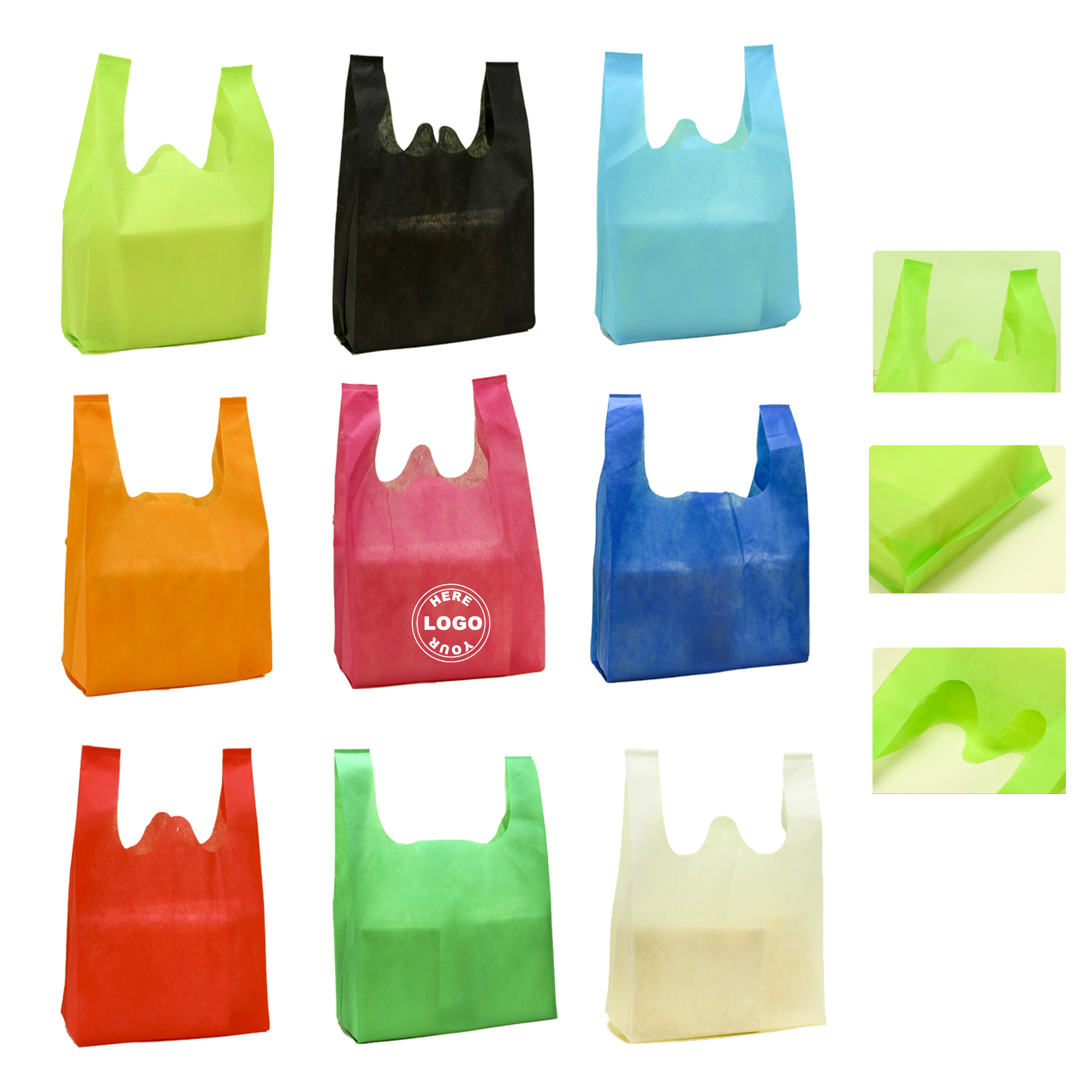 Eco-Friendly Nonwoven T-Shirt Tote Bag 2