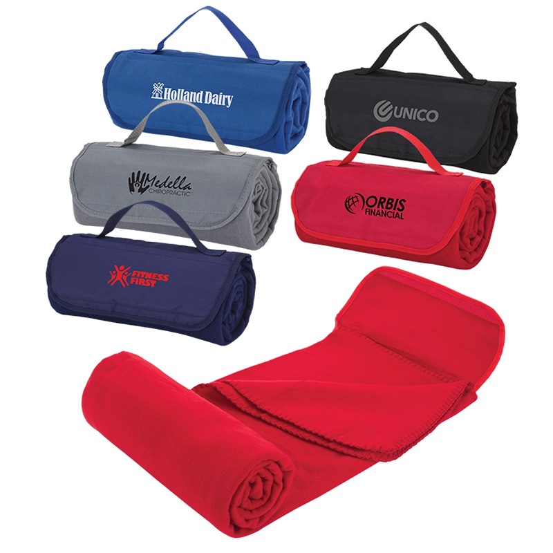 Customizable Double-Sided Fleece Outdoor Picnic Mat & Blanket 1