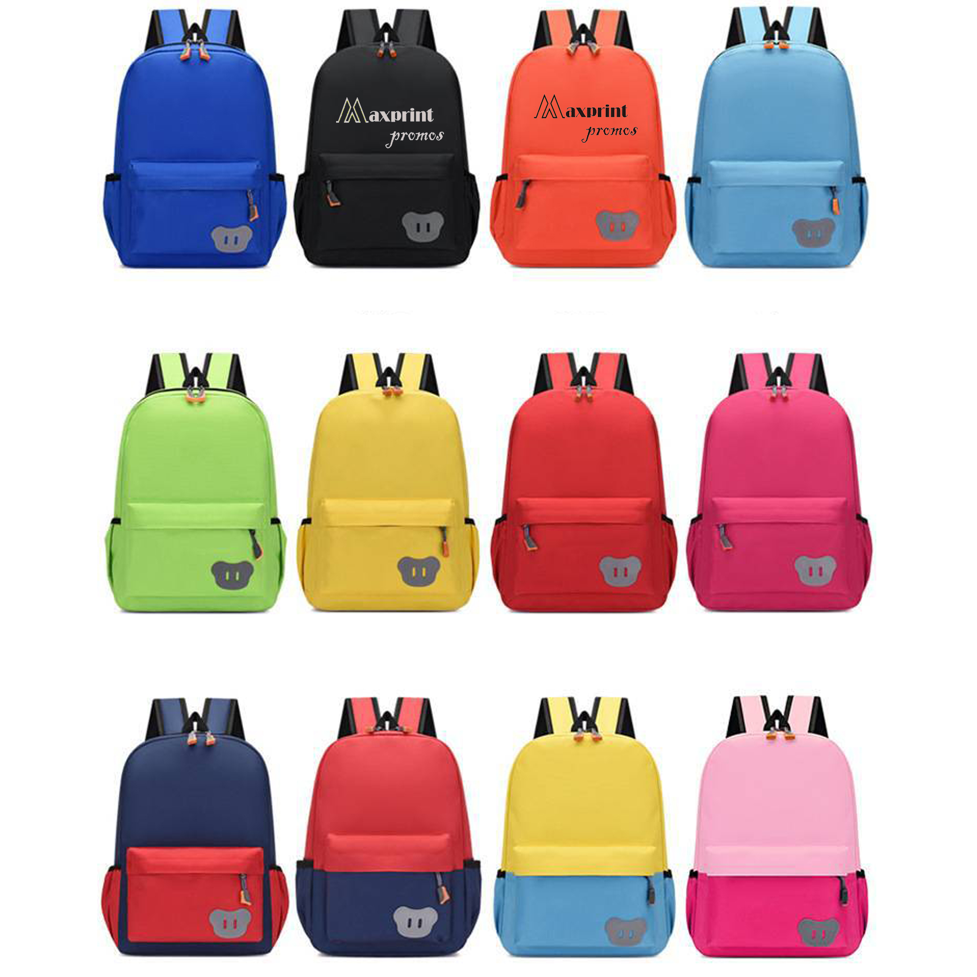 Multi-colored Cute Casual Student Backpack 3