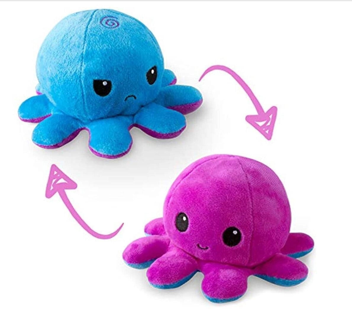 Flip Reversible Octopus Plush Doll 2