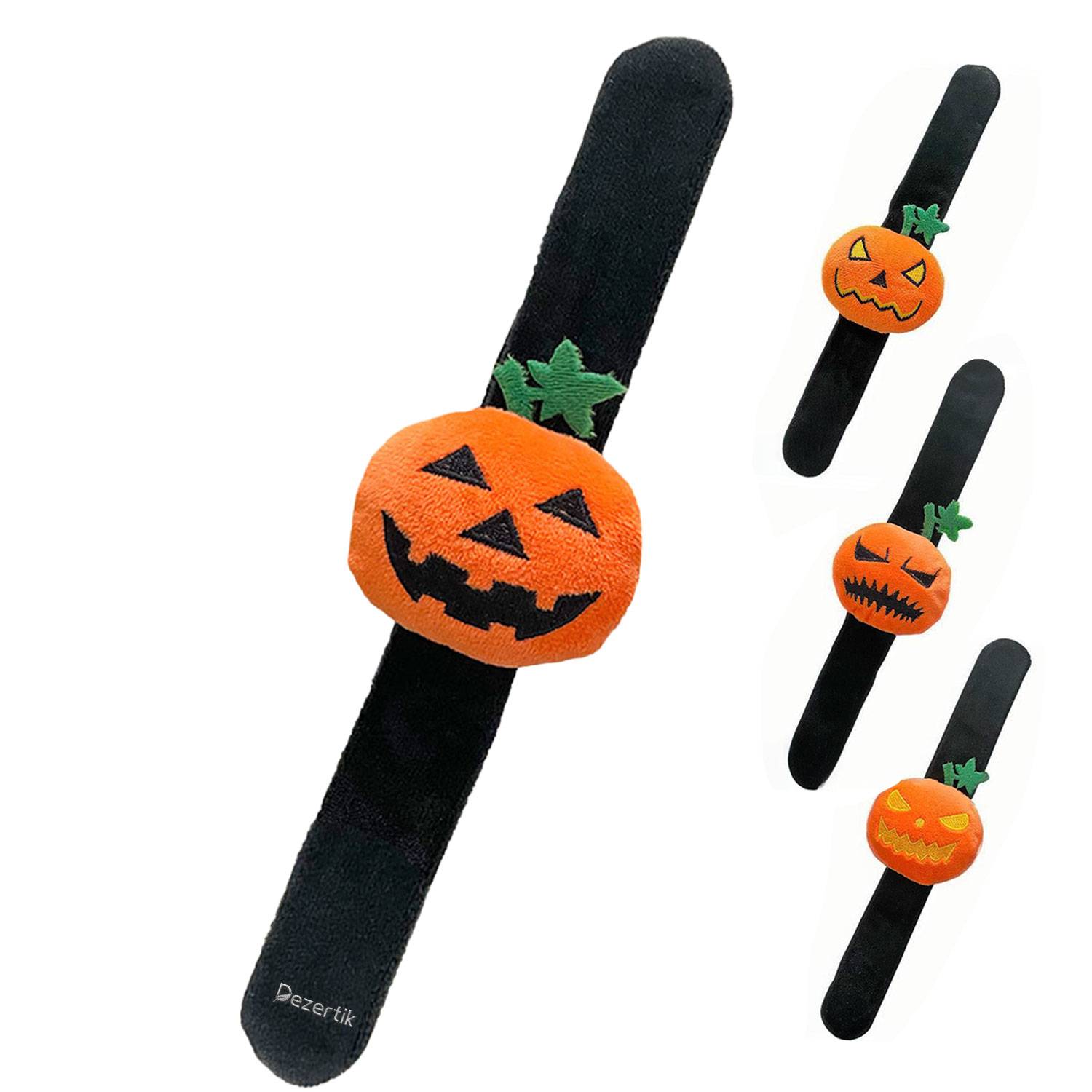 Funny Furry Pumpkin Bracelet for Halloween Party 1