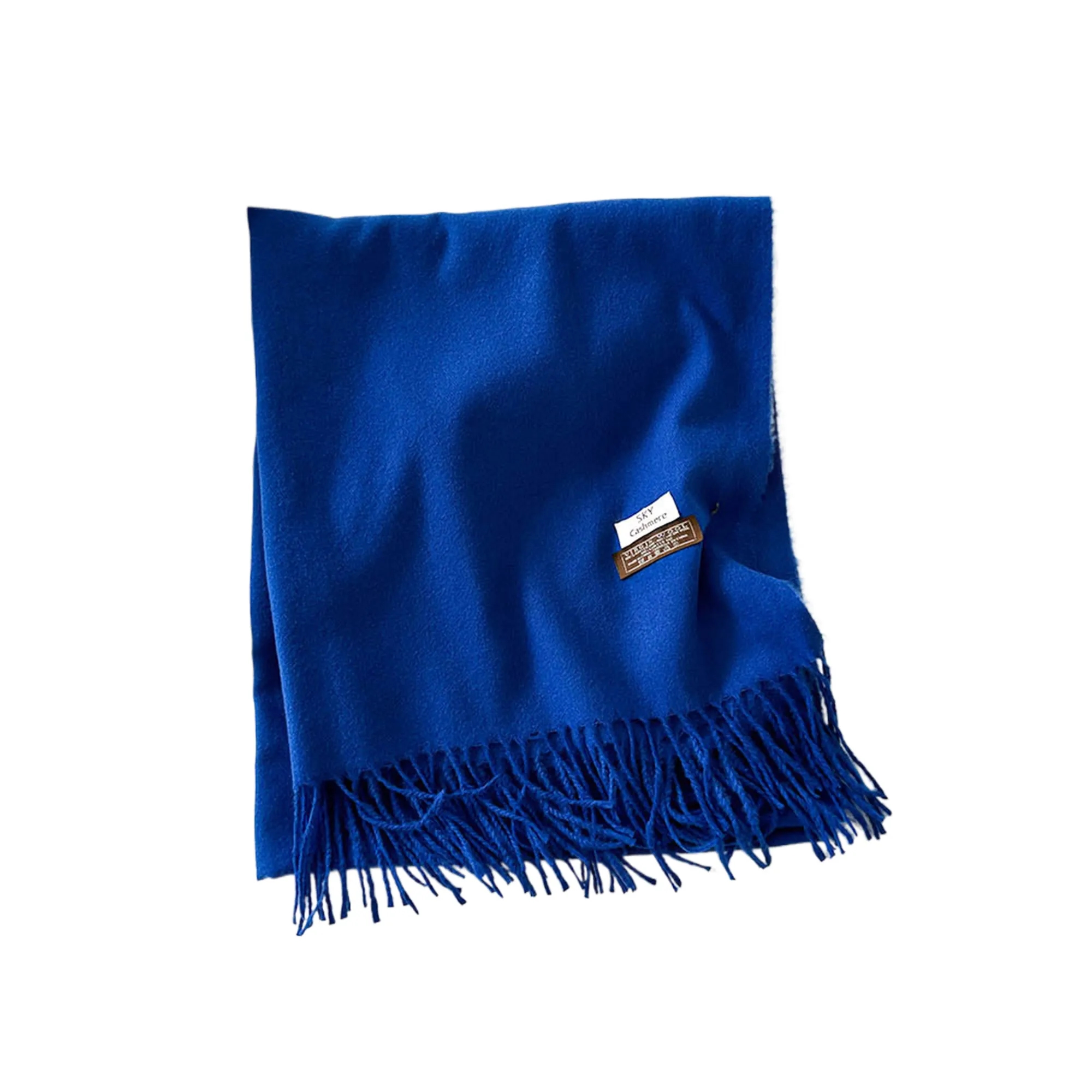 MOQ50 Winter Solid Brushed Scarf Faux Cashmere Wrap 7