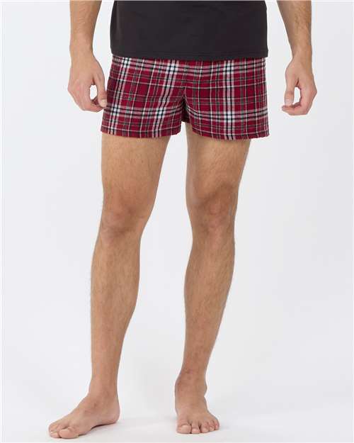 Men's Double Brushed Flannel Boxers - BM6701 13