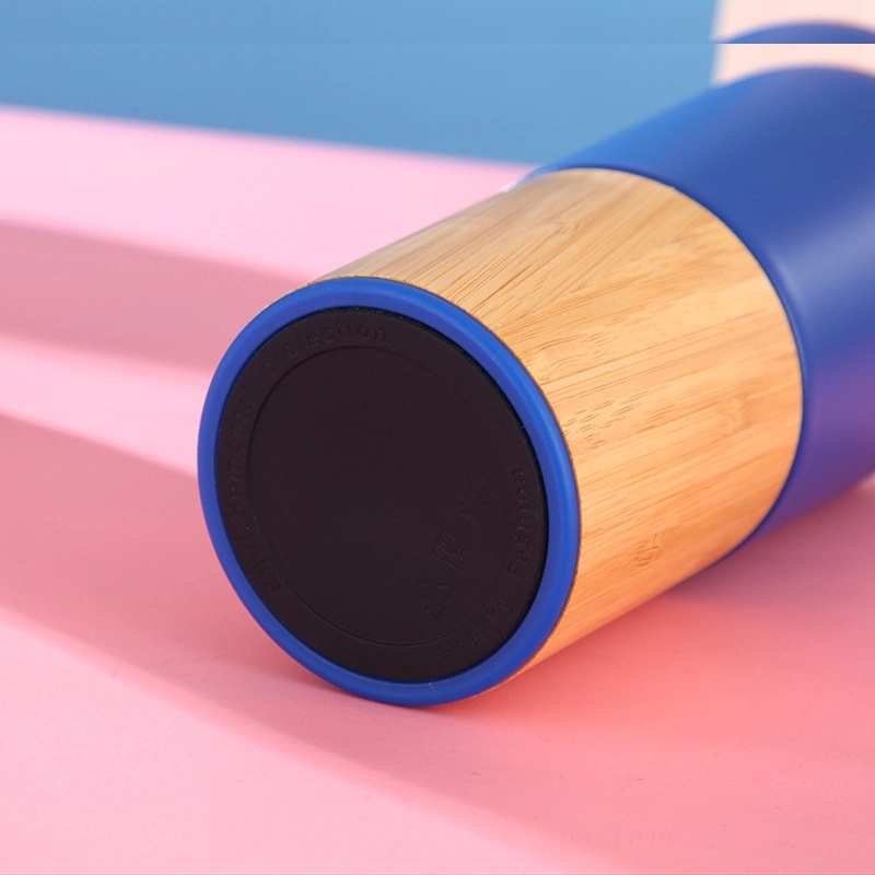 Custom 20 oz Insulated Bamboo Travel Tumbler With Lid 3