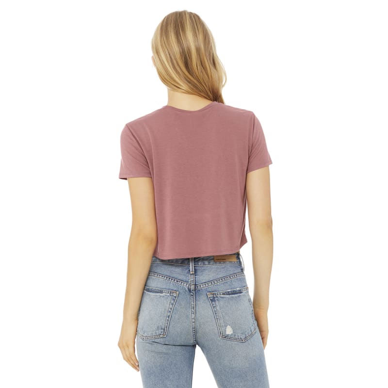 Bella + Canvas Ladies' Flowy Cropped T-Shirt 2