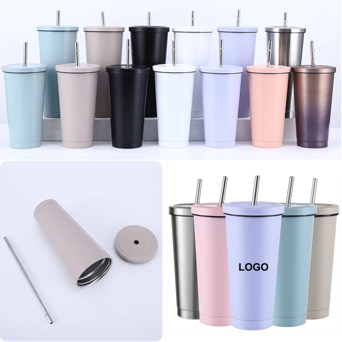 25Oz Insulated Stainless Steel Iced Coffee Tumbler 4