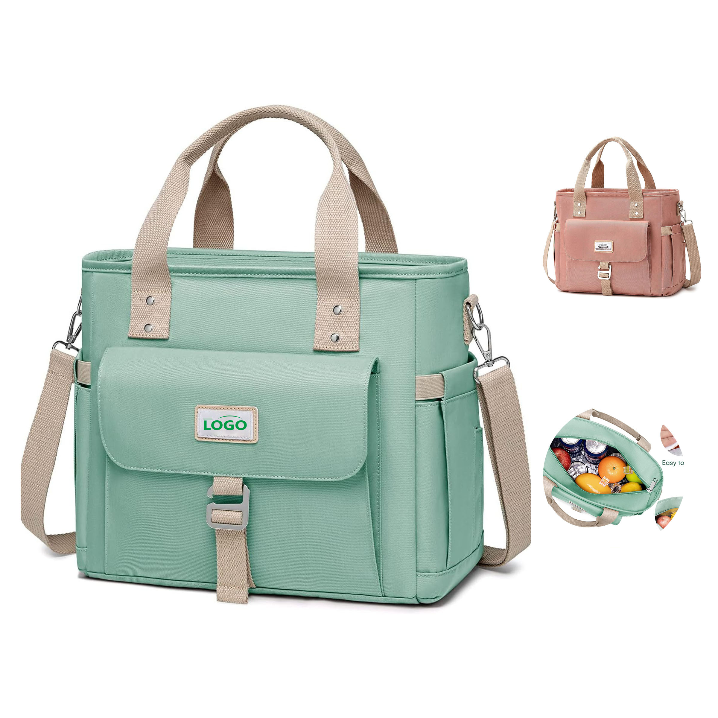 Large-Capacity Waterproof Oxford Insulated Lunch Bag 2