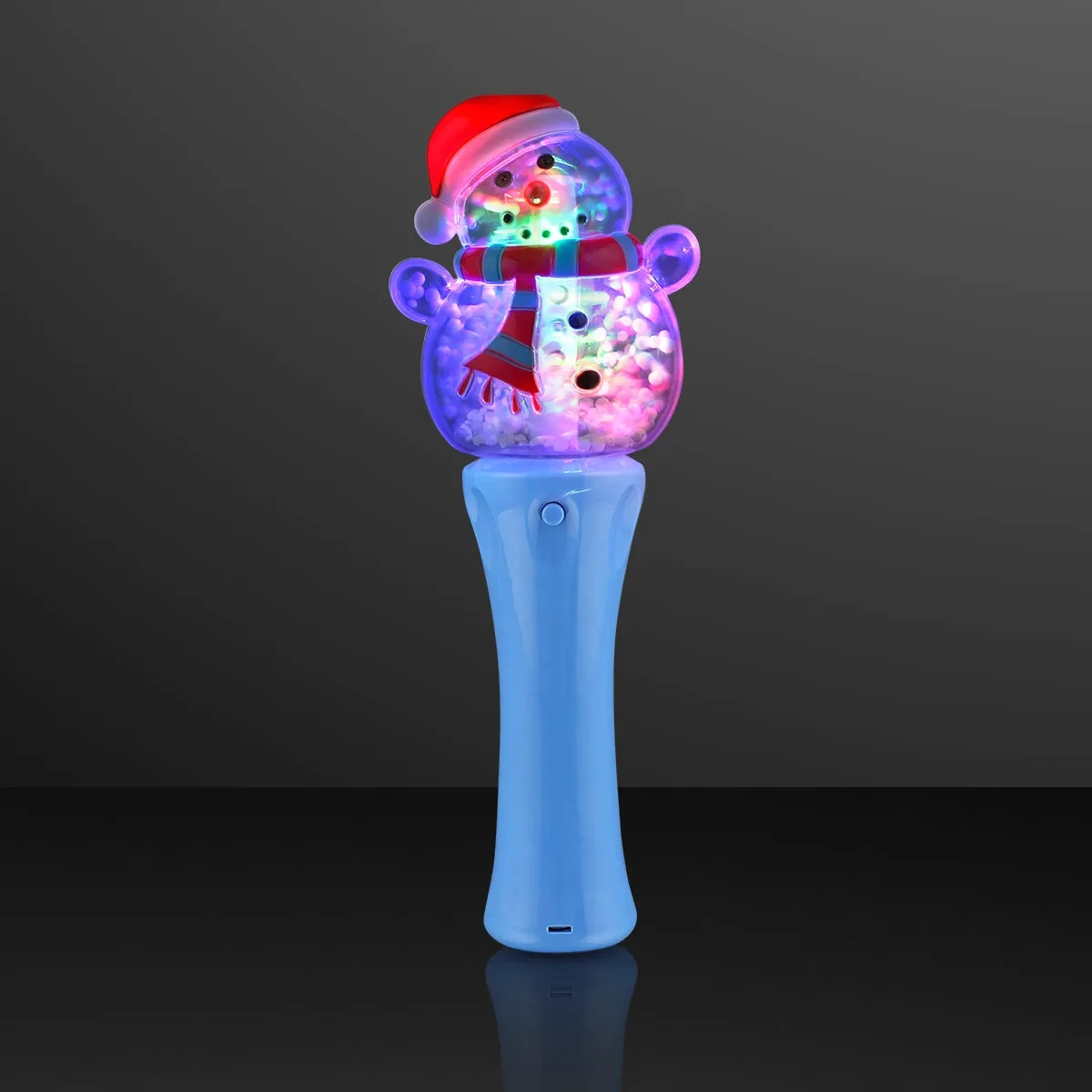 Cute Snowman Light Toy, Deluxe Spin Wand 1