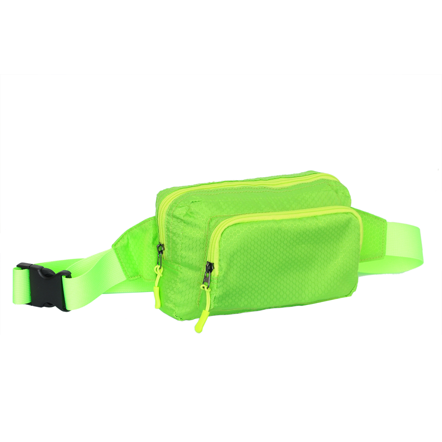 Rectangular Fanny Pack w/ 2 Pockets - Custom Logo 8.5x3.5x5.5 in 2