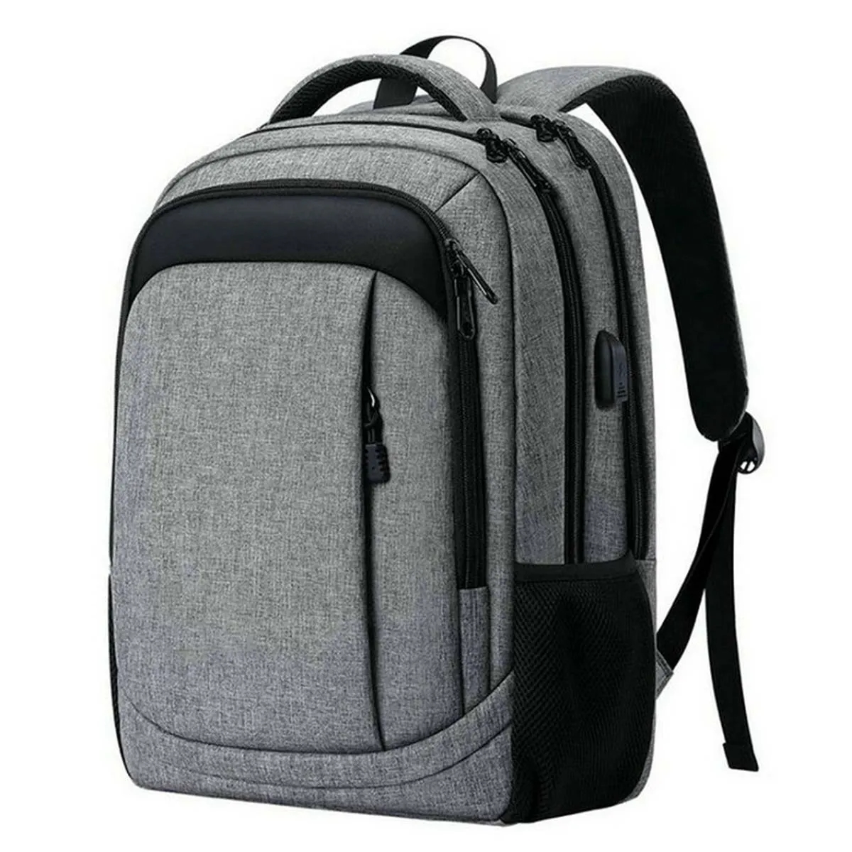 15.6 Inch Anti Theft Laptop Backpacks with USB Charging Port 2