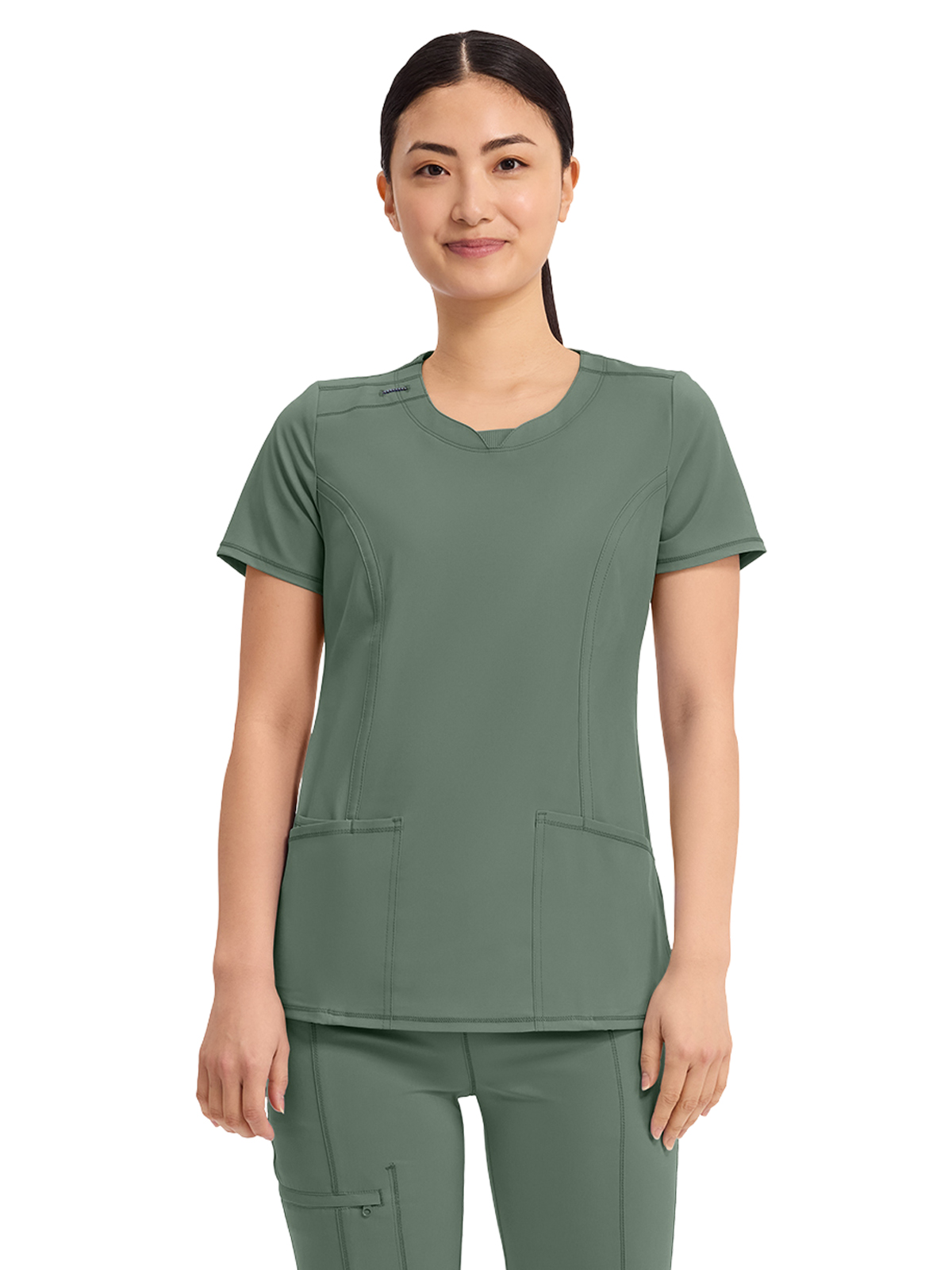 Infinity - Women's 3-Pocket Round Neck Top 60