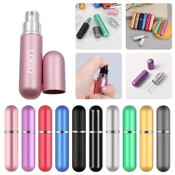 Multicolor Refillable Perfume Bottle with 5 mL Travel Size 7