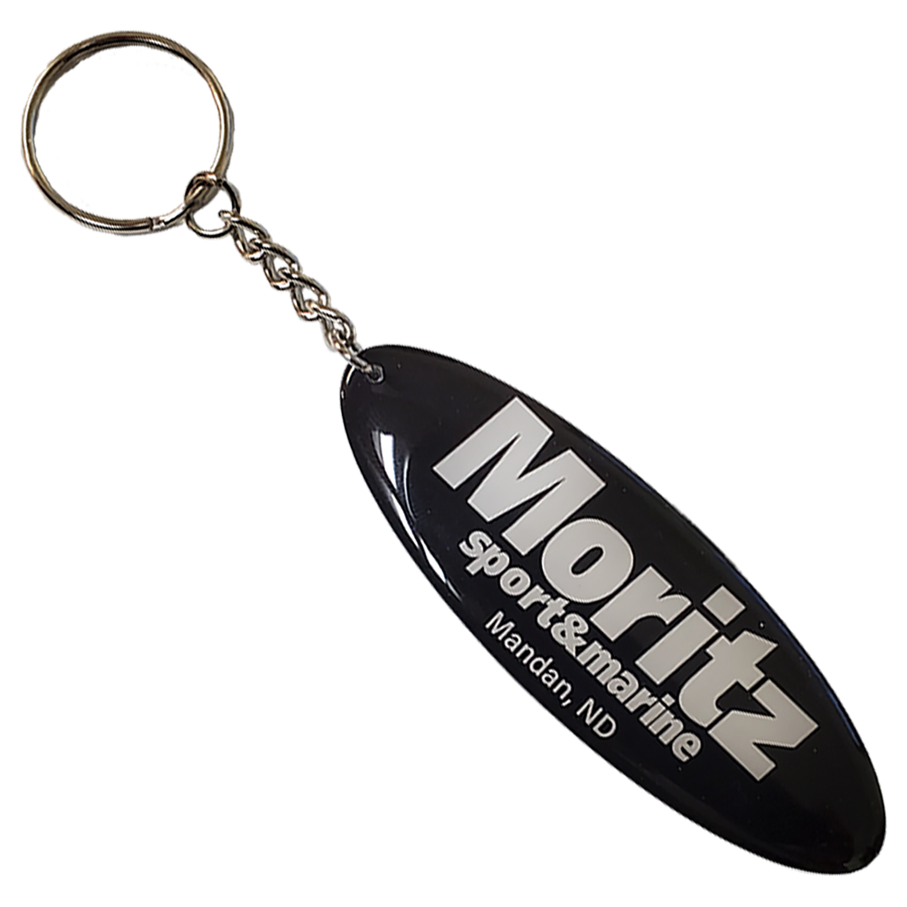 Key Chain / Tag, custom double sided imprint from 3.1 - 4 Sq. In.