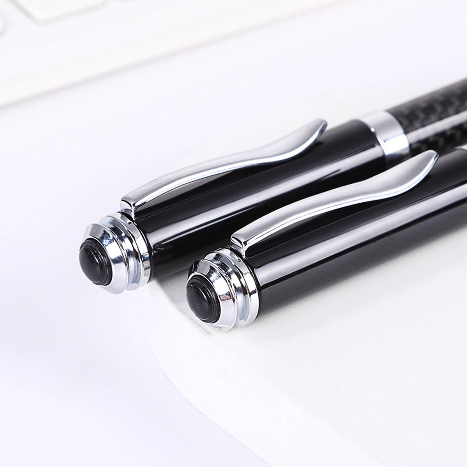 Advertising Conference Carbon Fiber Black Signature Pen 1