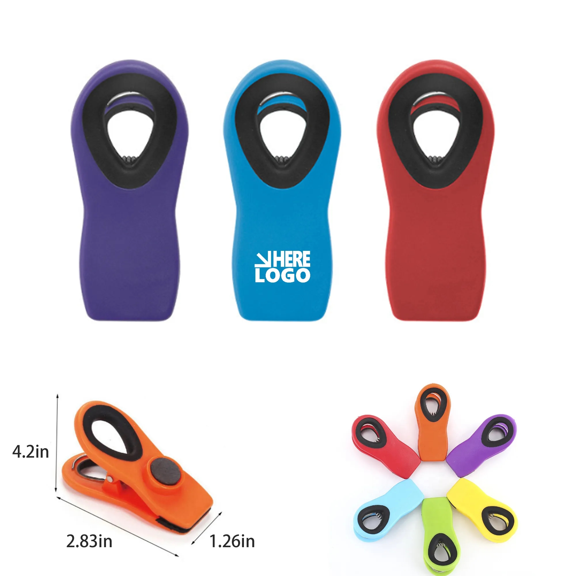 Bag Clips With Magnet MOQ 30pcs 2