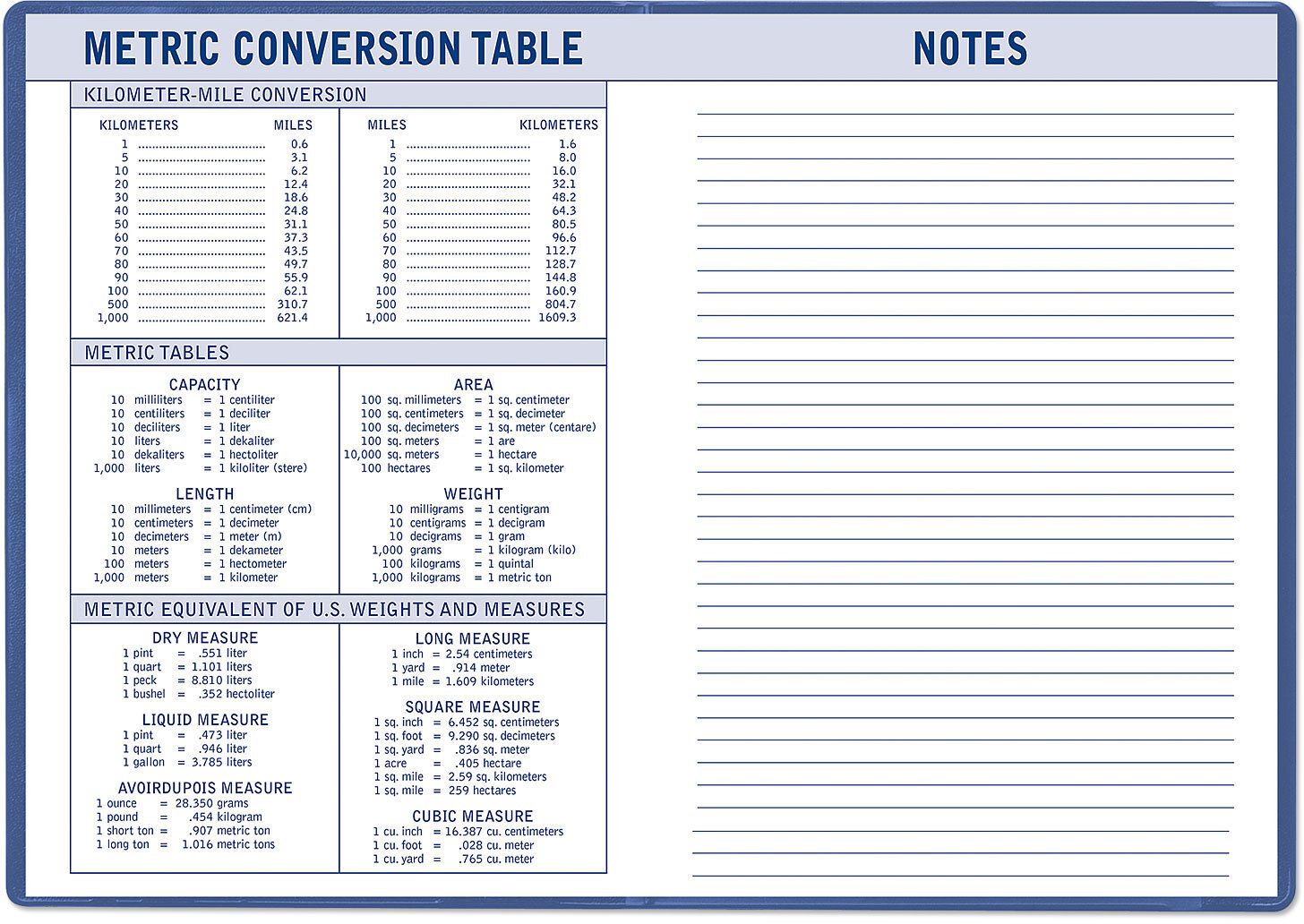 REFILL-- 7X10 ACADEMIC MONTHLY (AD) 9