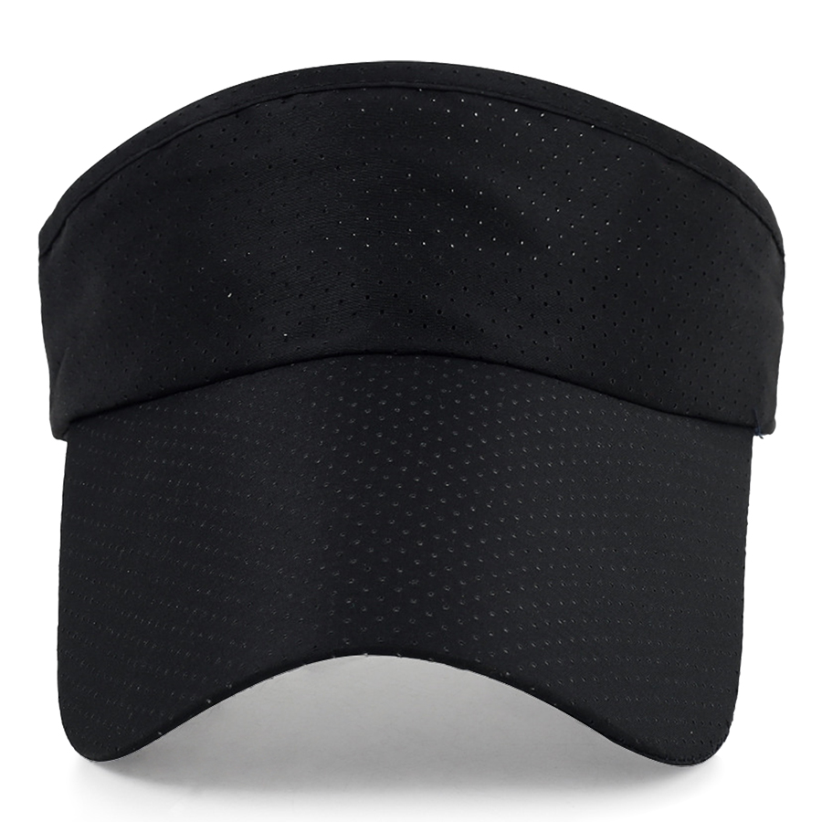 Stock Solid Color Perforated Polyester Visor