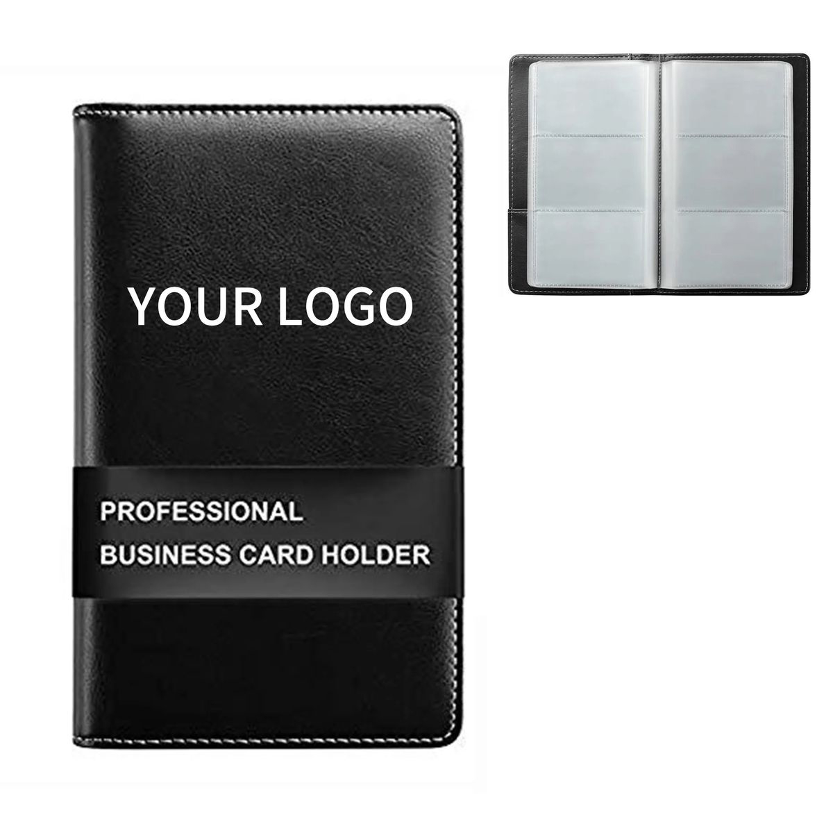 Leather Business Card Holder For Office Use 3
