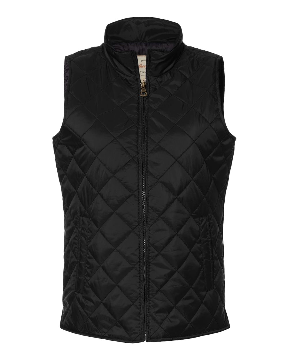 Women's Vintage Diamond Quilted Vest - W207359 18