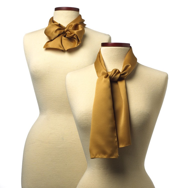 Vegas Gold Silk 10" x 54" Scarf 2