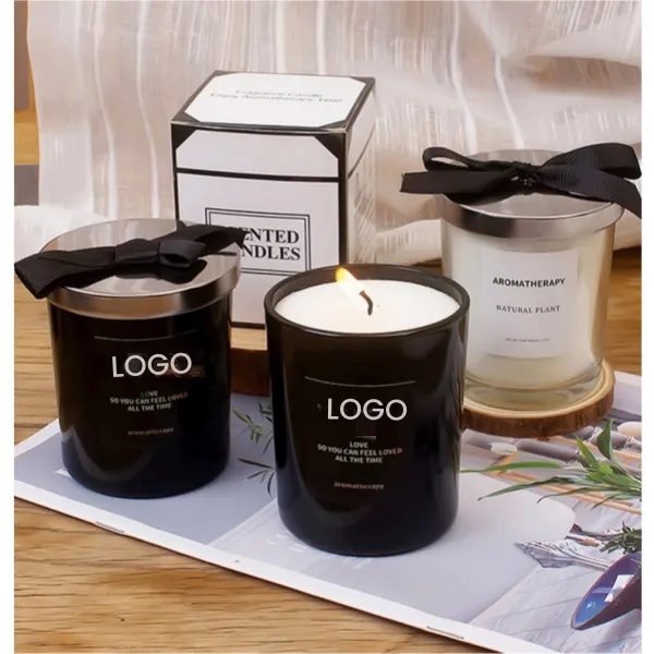 Essential oil scented candles bedroom lasting glass ornament 5