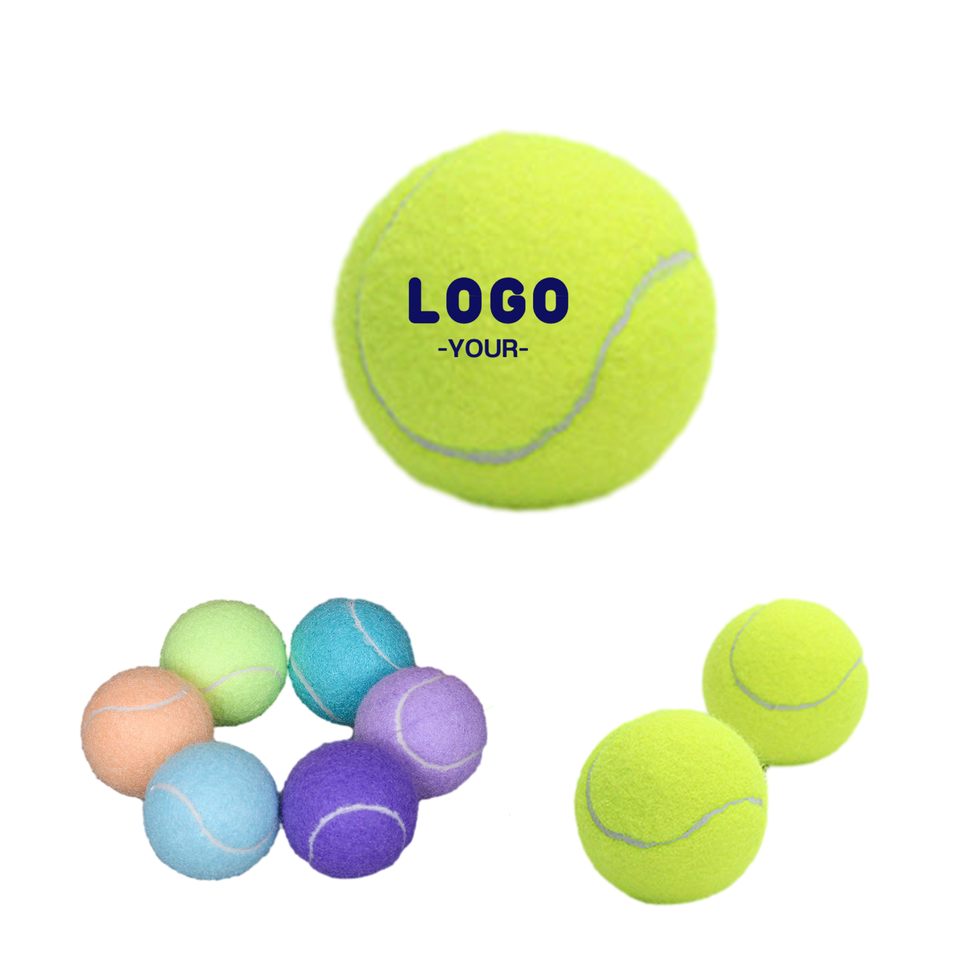 MOQ 100 PCS Pet Fetch Toy Tennis Ball 2