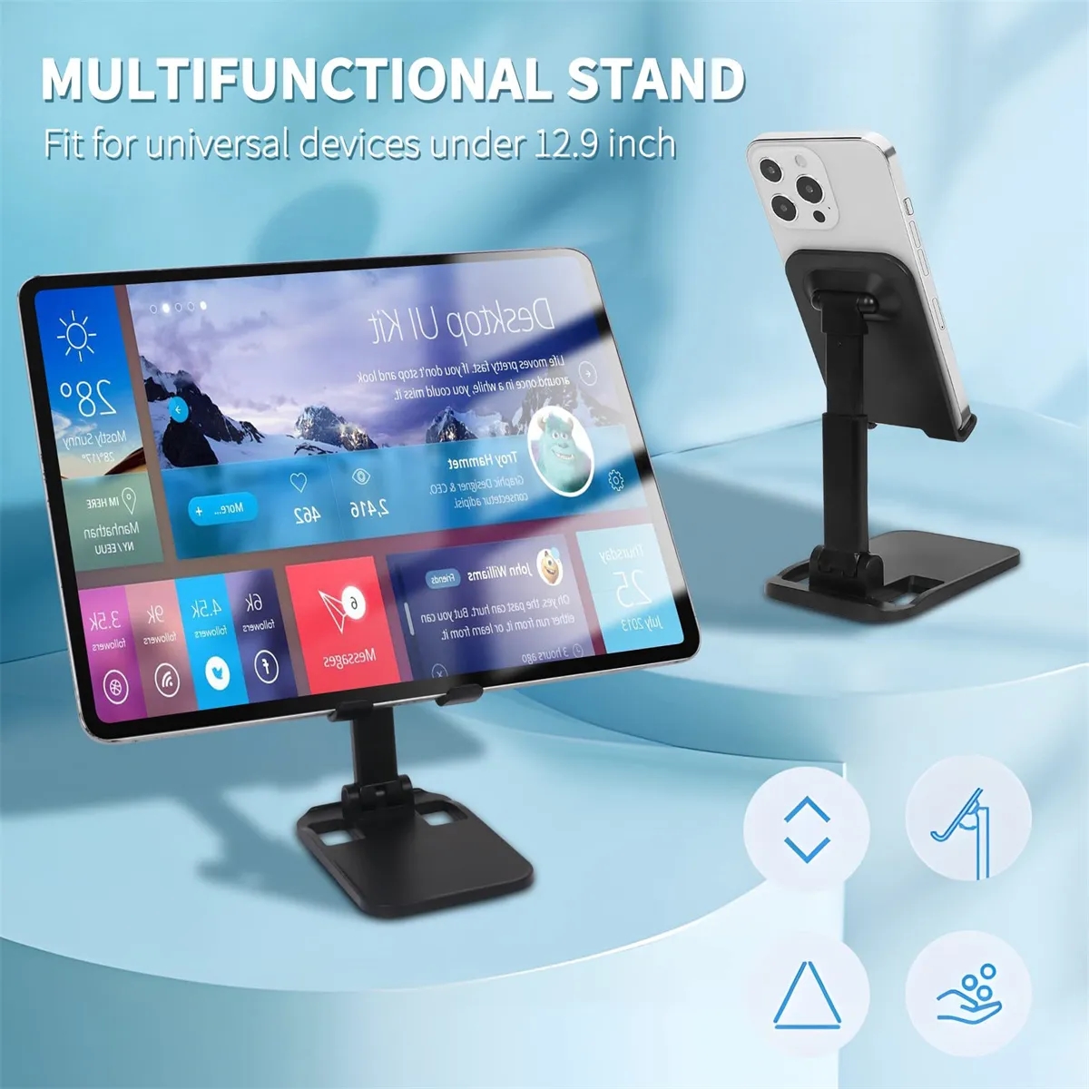 Adjustable Phone Holder Stand 5