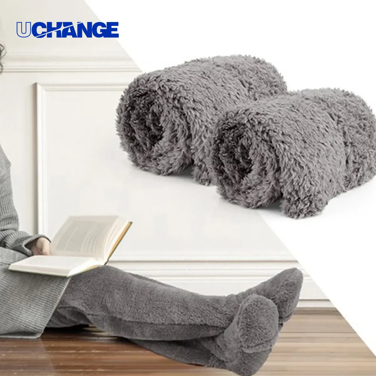 Ultra-Soft Knee-High Fleece Warm Socks 3