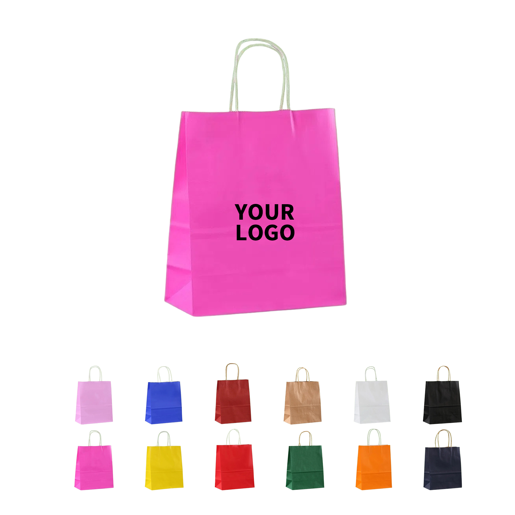 Kraft Paper Shopping Bag With Handle Medium 7