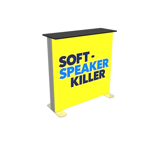 10ft Backlit Trade Show Display – LED Lightbox Display with Counter & Branding Panels 3