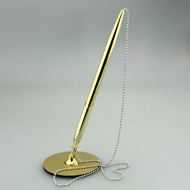 Metal Desk Pen w/ Chain 5