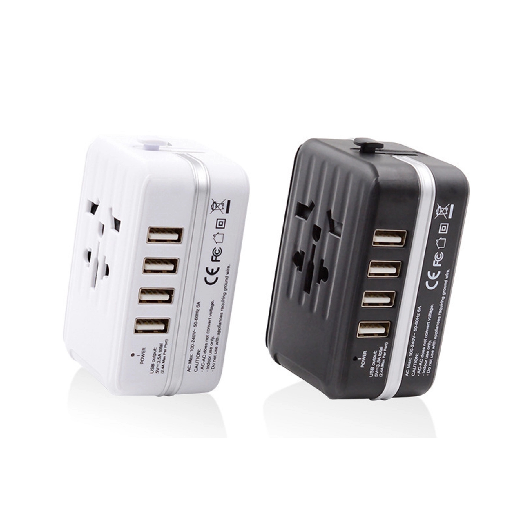 4 Ports Universal Travel Adapter Plug 2