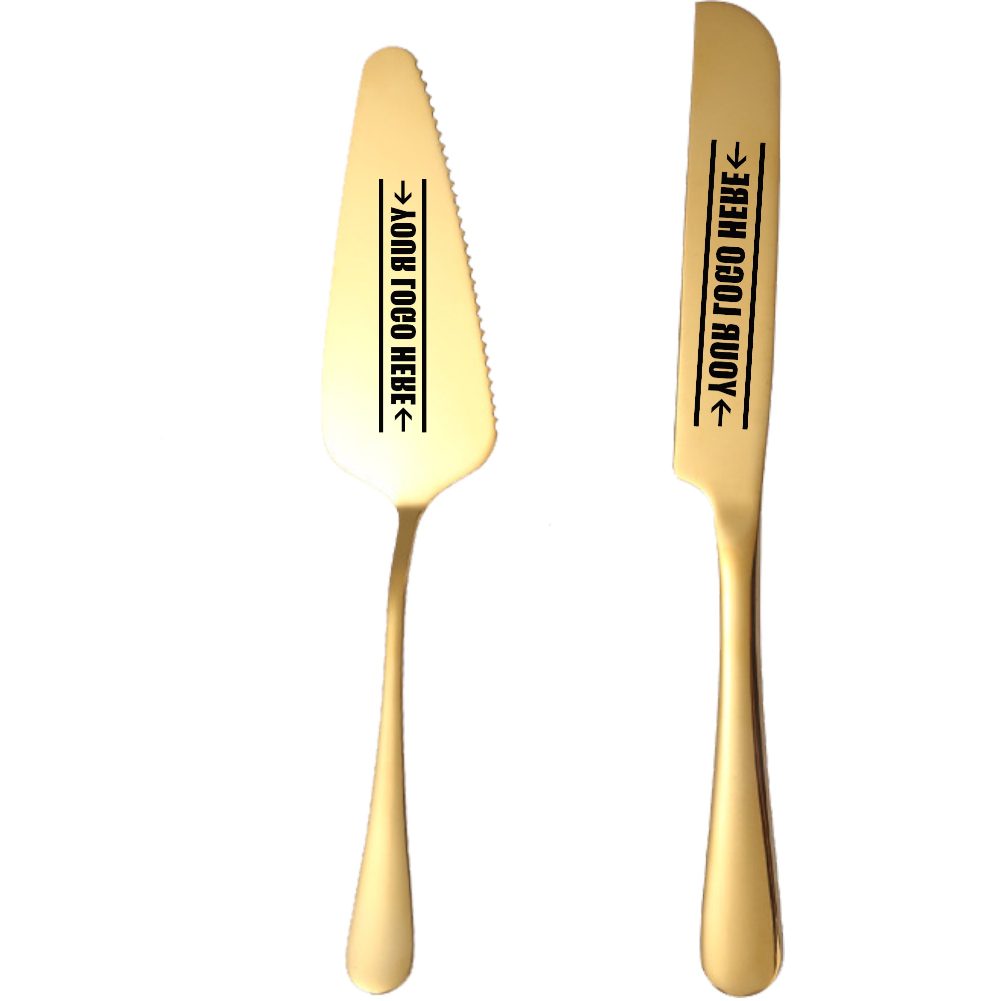 Metel Cake Knife And Server Sets 5