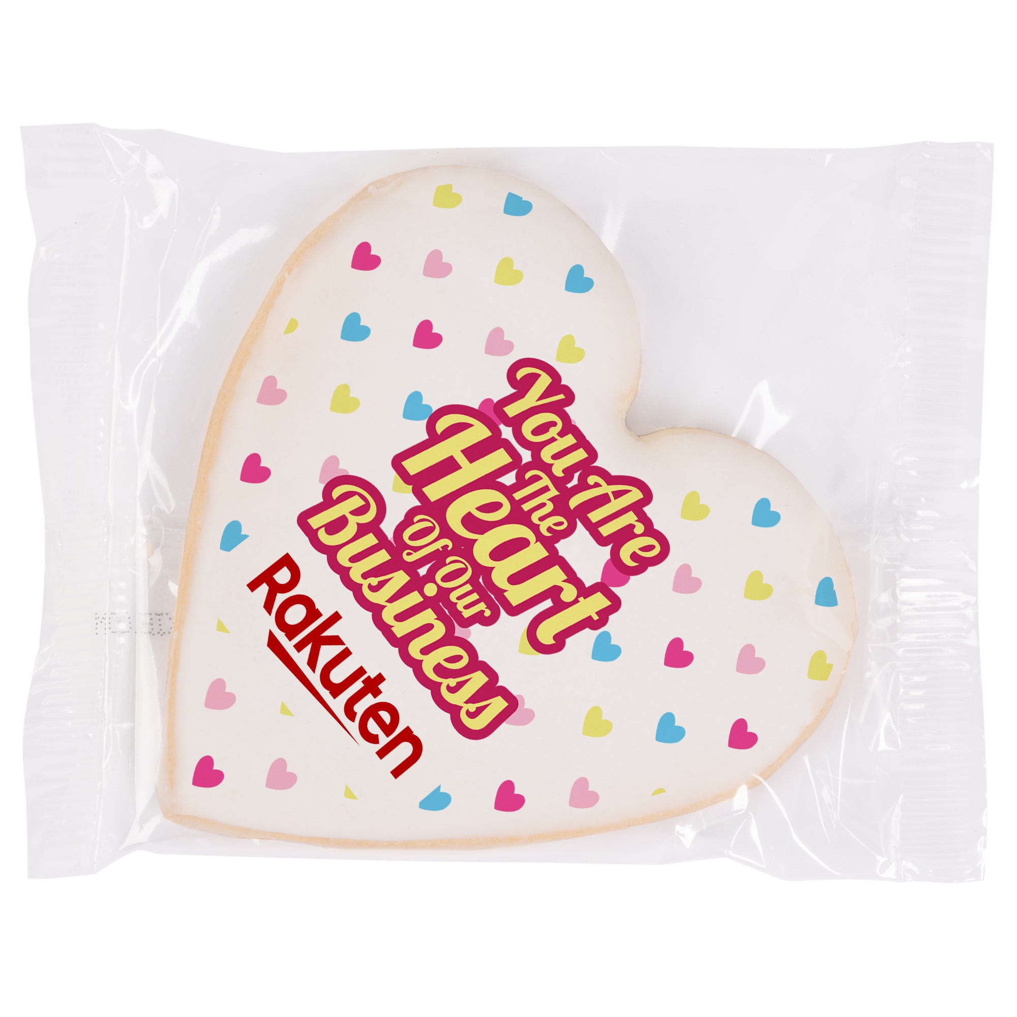 Full Color Custom Printed Cookie- Heart 2