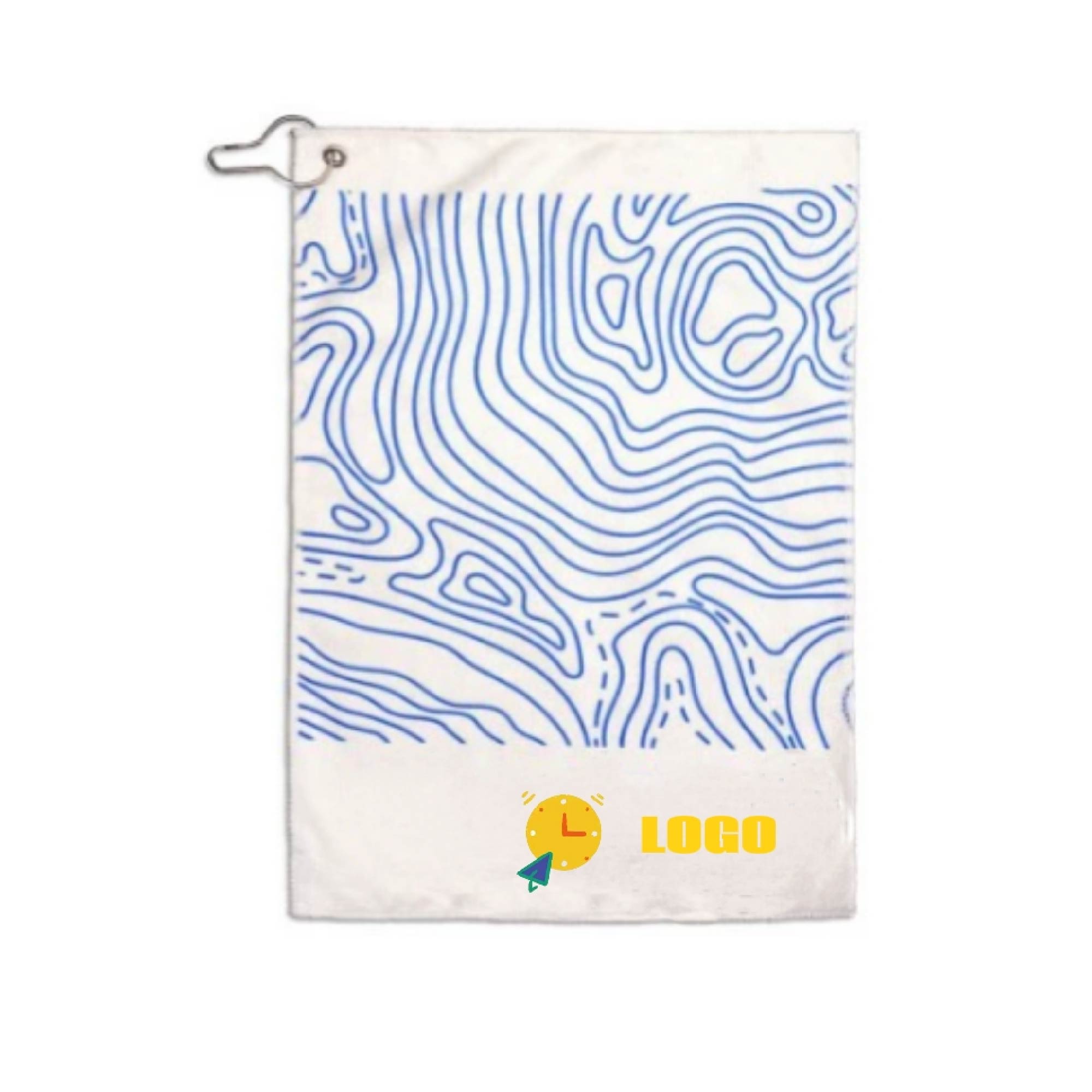 MOQ 10pcs Gym Towel With Carabiner 3