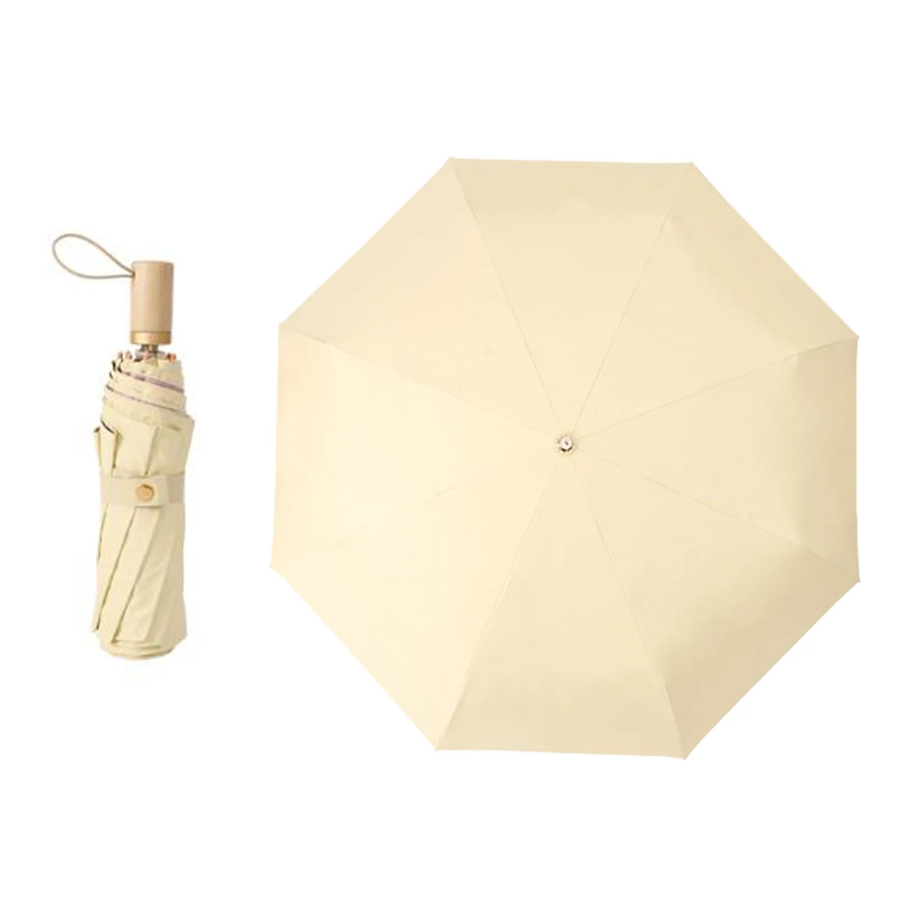 21 Inch Tri-Fold Decal Folding Umbrella 2