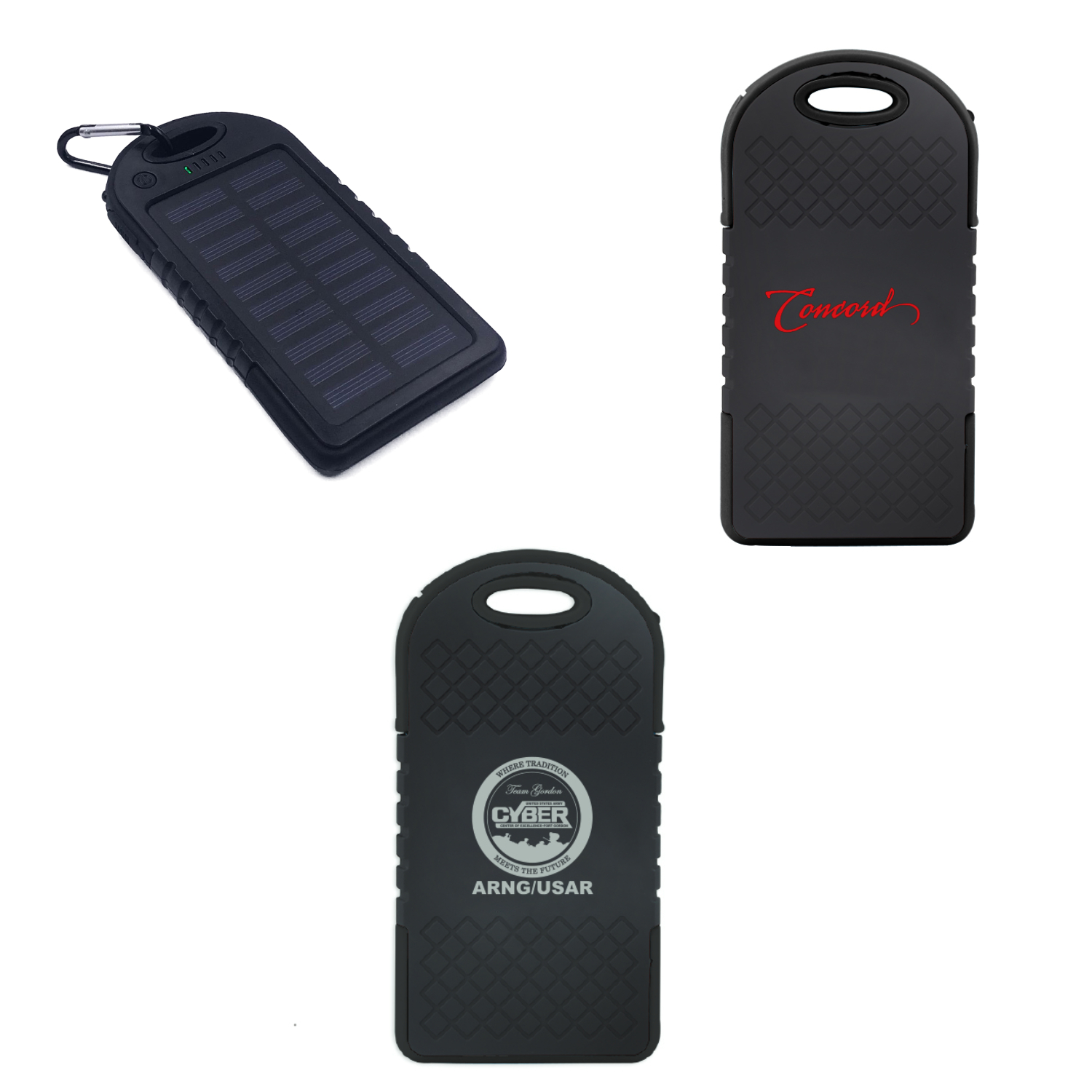 Solar Power Bank with Carabiner - 4000 mAh 3