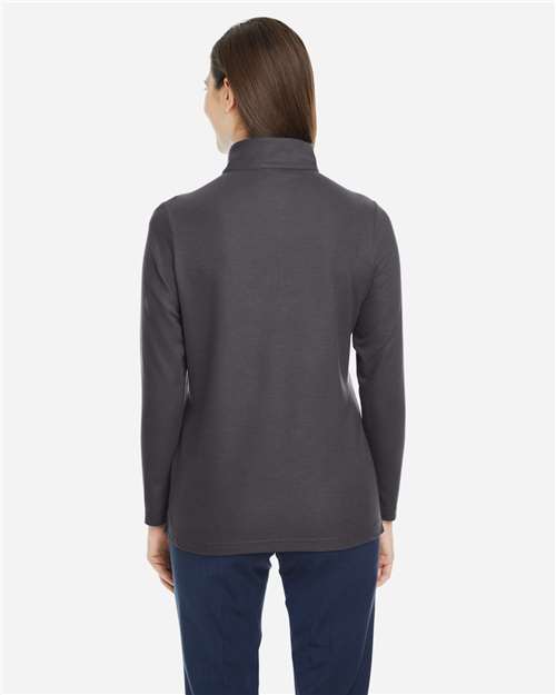 Women's Fusion ChromaSoft™ Pique Quarter-Zip Pullover - CE405W 12