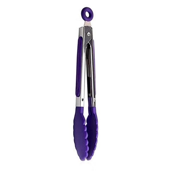 7 Inch Multi-Colors Silicone Kitchen Tongs 10