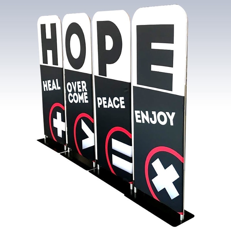 Tubie™ Fabric Banner System, Replacement Graphic - 48"W x 91"H 3