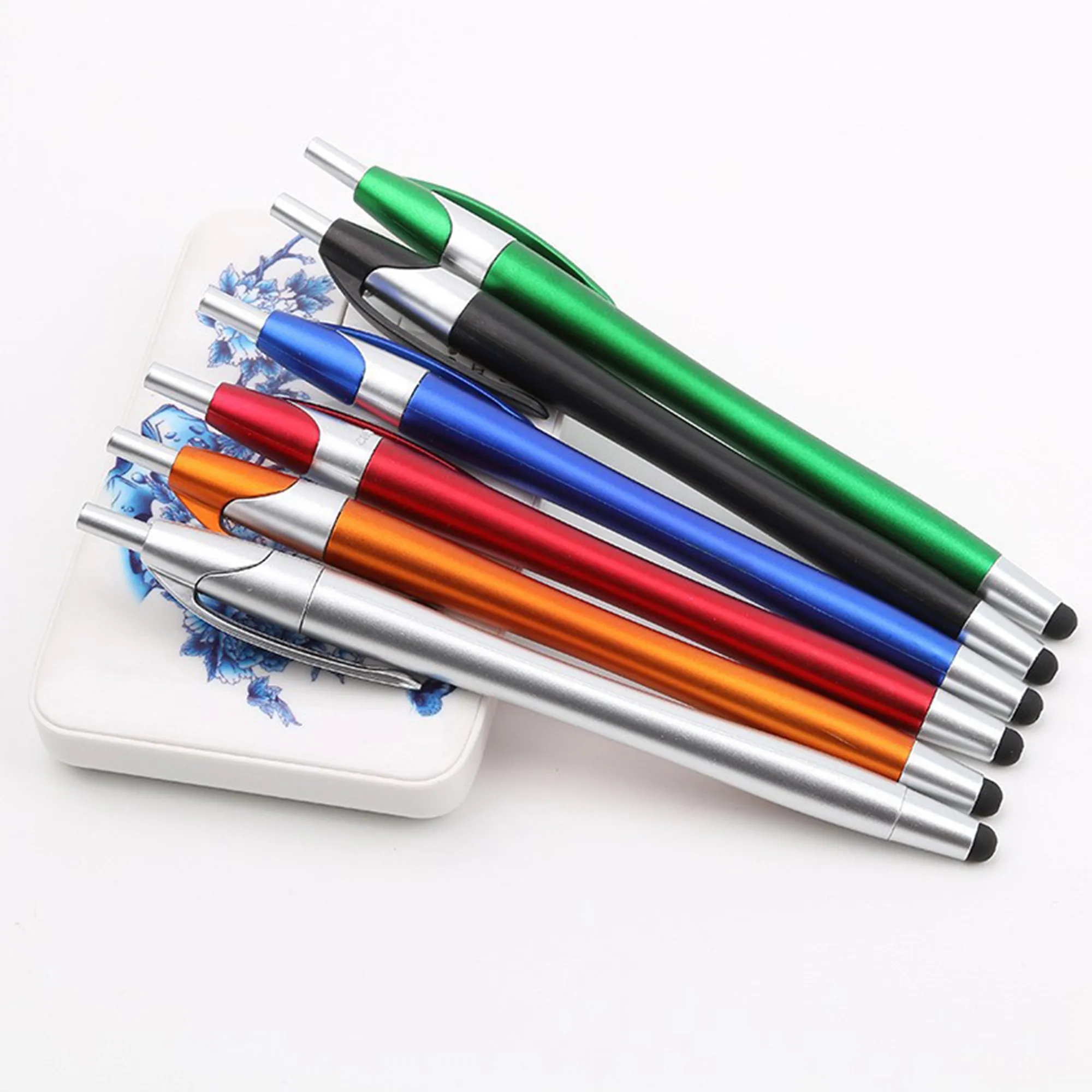 2 In 1 Plastic Ballpoint Pen With Stylus Touch 2