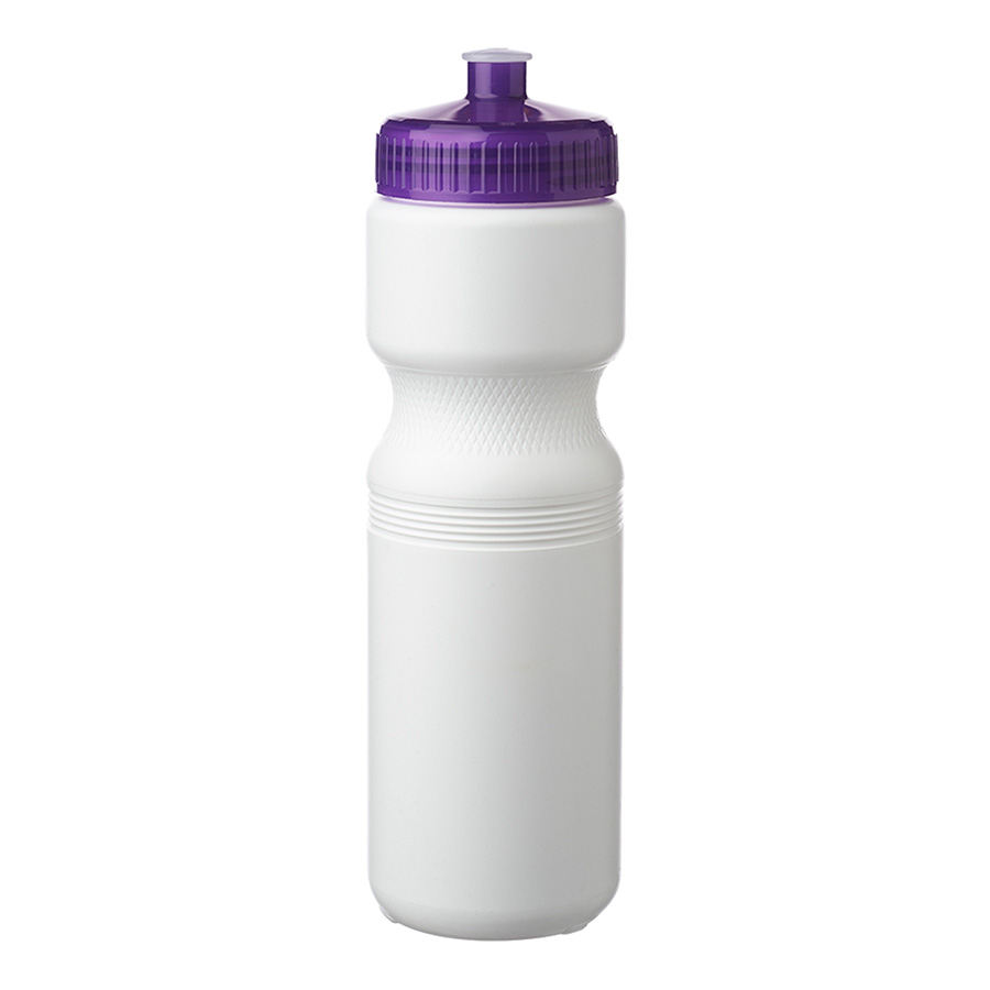 Plastic Water Bottles with Color Push Cap 28 oz. 13