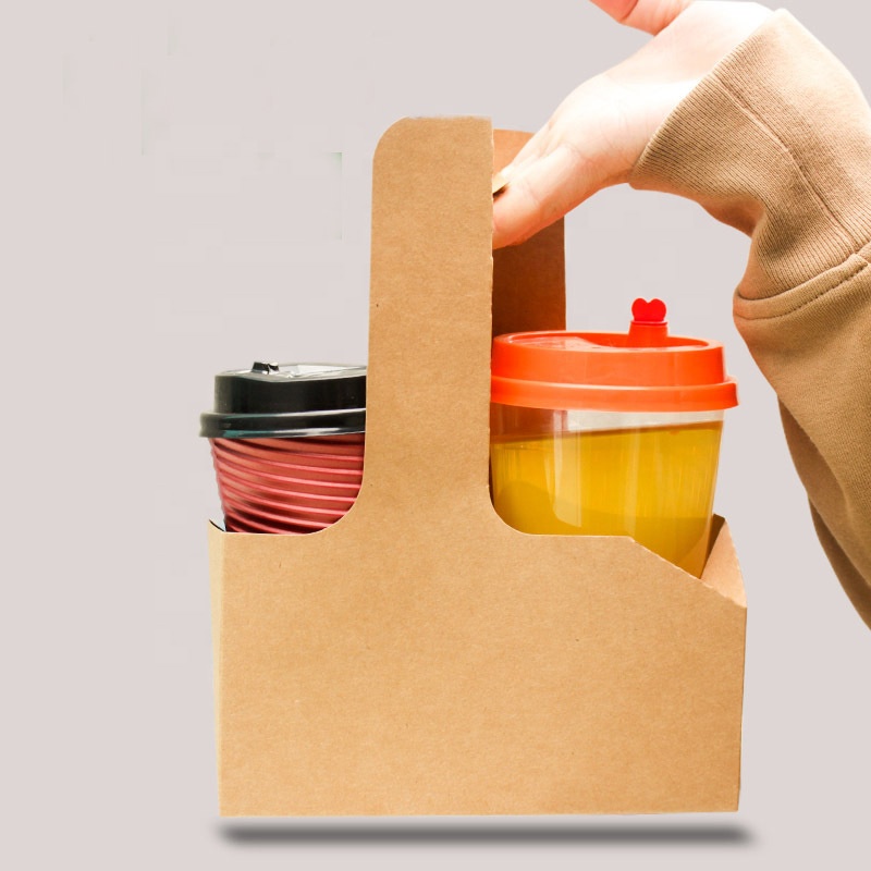 2 Cups Drink Carrier with Handles 6