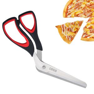 Red Ring Pizza Scissors Cutter With Ergonomic Handle And Detachable Design 15