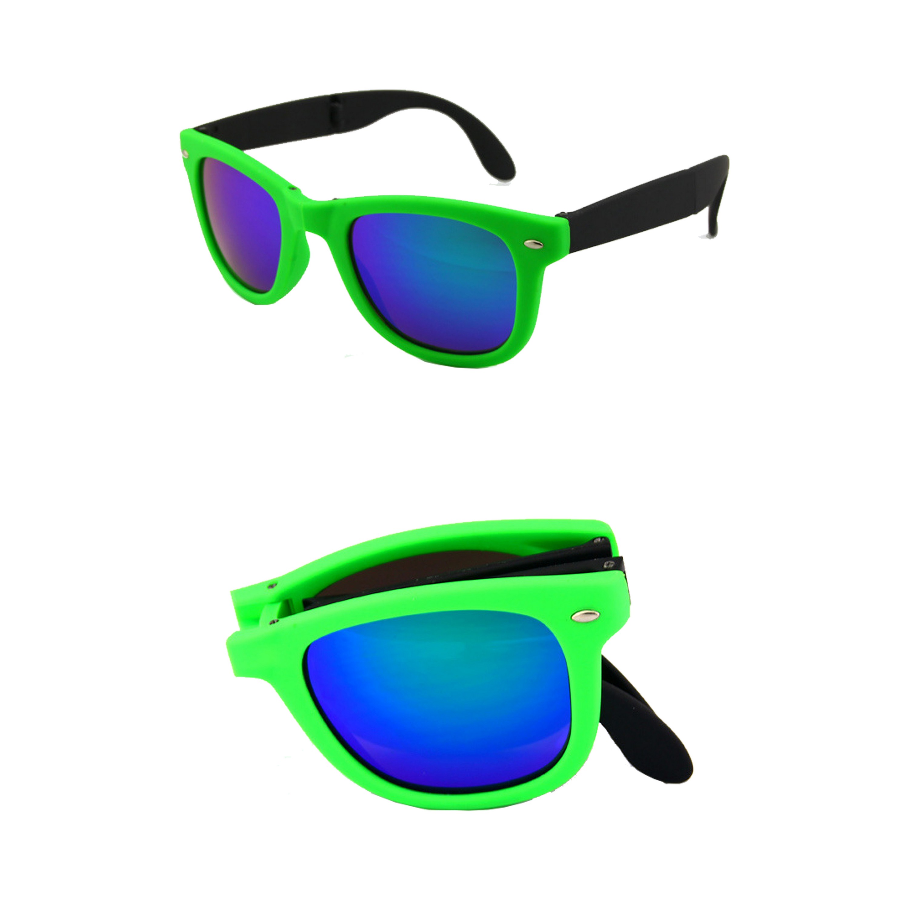 Foldable Colorful Malibu Sunglasses-Ocean 3